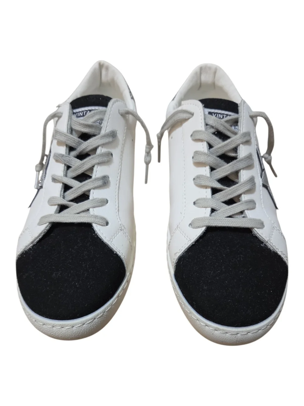 Vintage Havana Bianca White Sneakers Size 9 - Picture 3 of 10